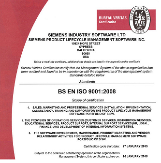 SiemensPLM_ISOCertificate_March2015