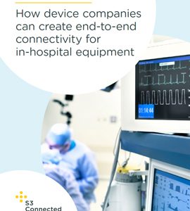 How medical device companies can create end-to-end connectivity for in-hospital equipment