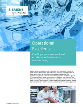Operational Excellence: Charting a path to operational excellence with a focus on manufacturing