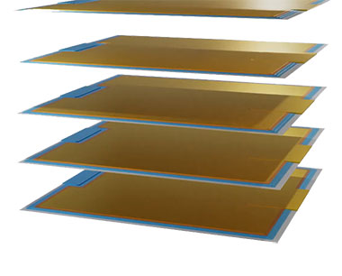 stacked microbattery cells